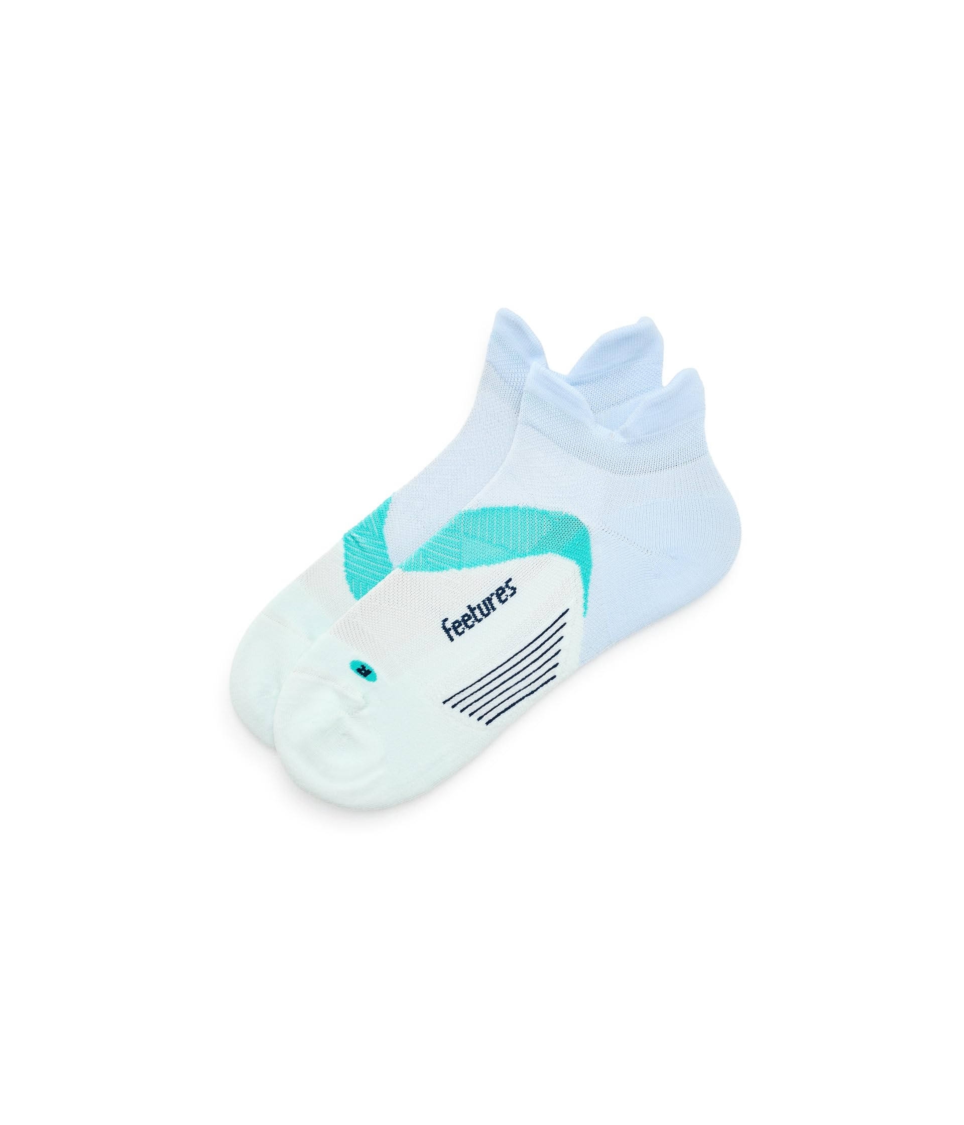Feetures Elite Light Cushion No Show Tab Sock Wave