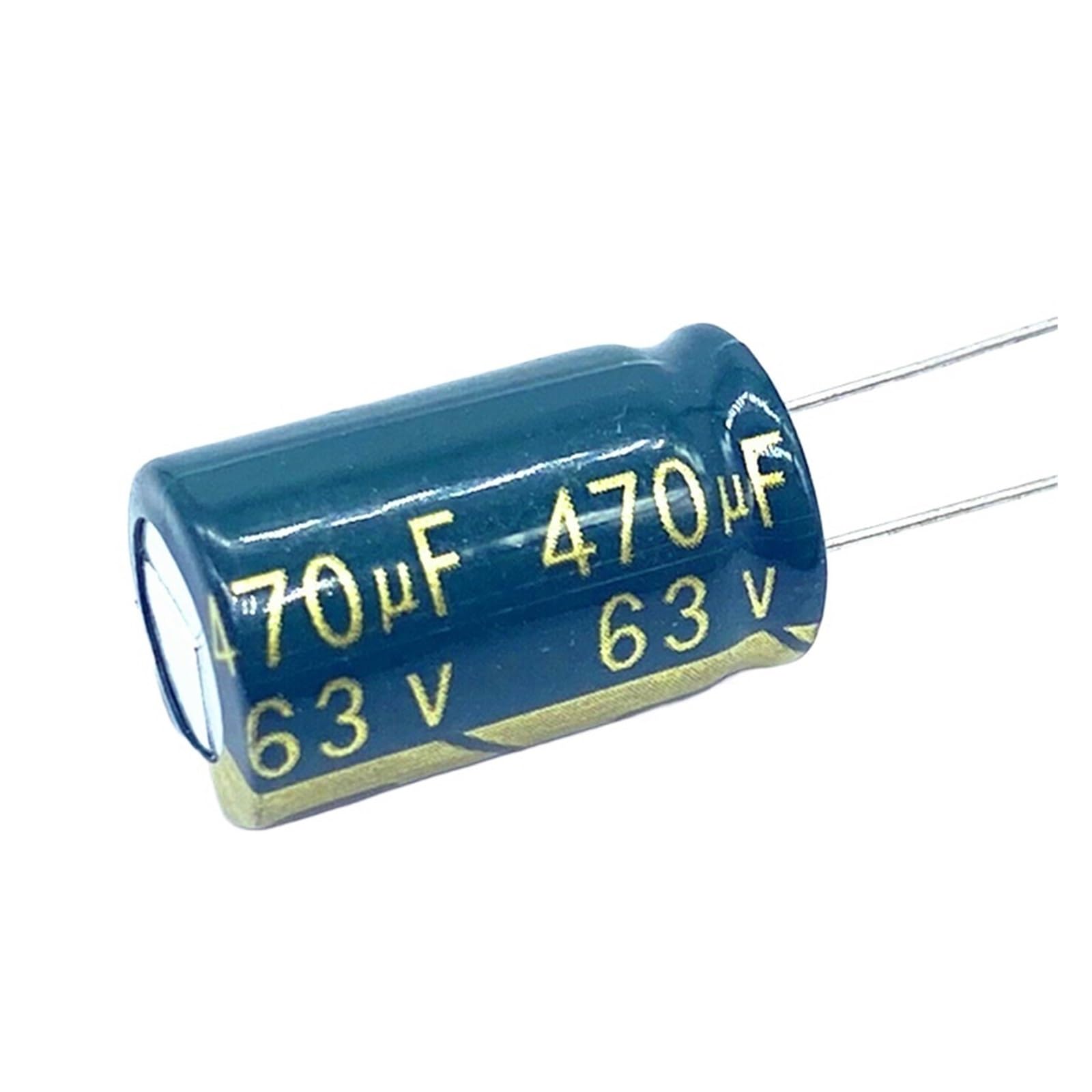 Condensateur 63V 470 uF pour éliminer les bruits parasites et grésillements audio