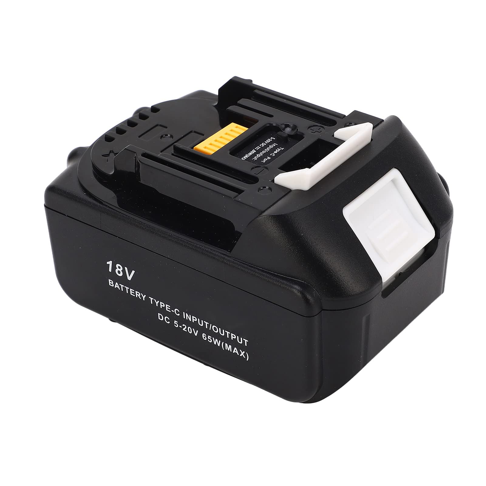 TARSHYRY Batería de Iones de Litio de 18 V con Indicador de Alimentación LED Tipo C para Varios Modelos, Alta Capacidad y Rendimiento Duradero (4.0Ah)