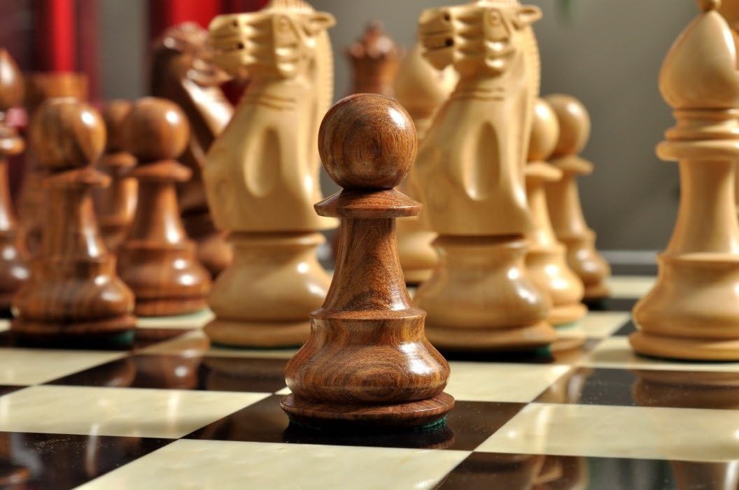 The House of Staunton - The Classic Chess Set - Pieces Only - 6.0" King - Golden Rosewood