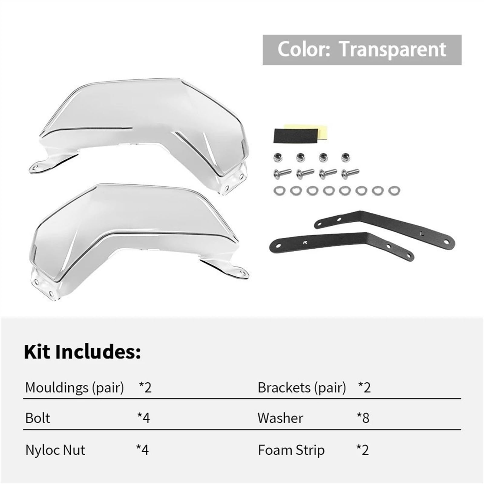 Paramani Per Le Mani Protecter Per Tiger 1200 GT Pro Rally Pro (2022-) Accessori Moto ABS Paramani Estensioni Paramano Parabrezza Pezzo Rinforzato(1)