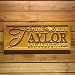 ADVPRO wpa0003 Personalized Last Name Rustic Home Décor Wood Engraving Custom Wedding Gift Couples Established Wooden Signs - Standard 23" x 9.25"