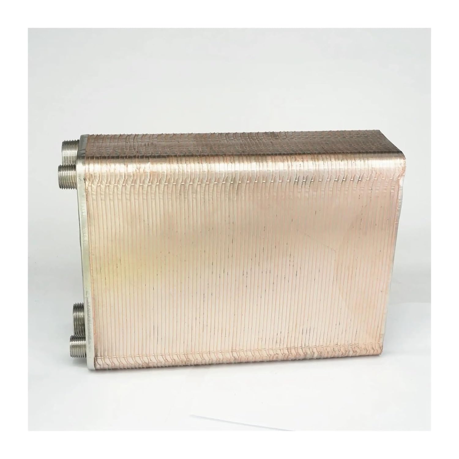 80 Plates Wort Chiller Cooler Heat Exchanger SUS 304 Stainless Steel Home Brew Beer Wine Making 1.6Mpa Fitting