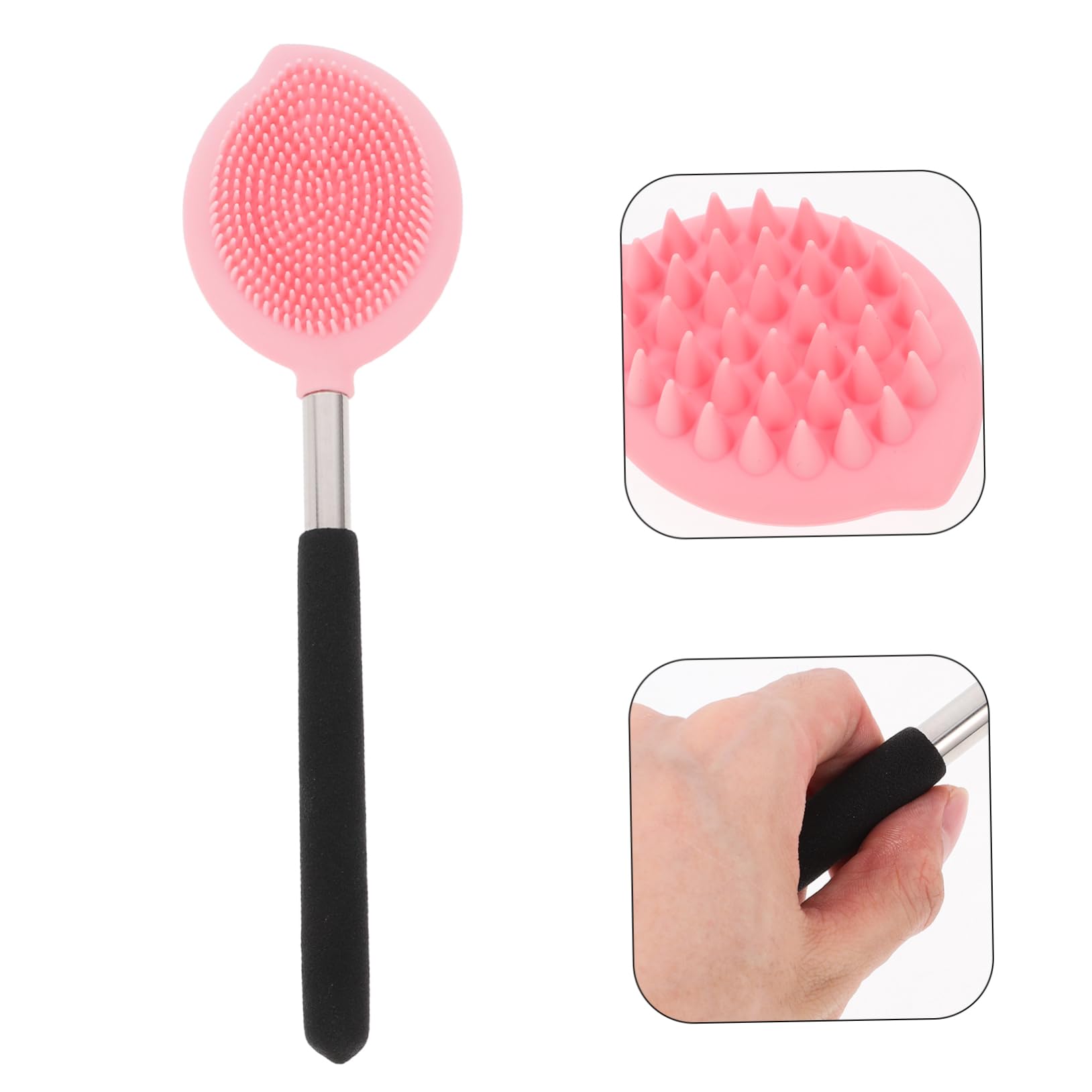 Beaupretty 5piezas Cepillo De Mango Para Exfoliación y Masaje De Espalda Herramienta De Ducha Para Cuerpo y Personal