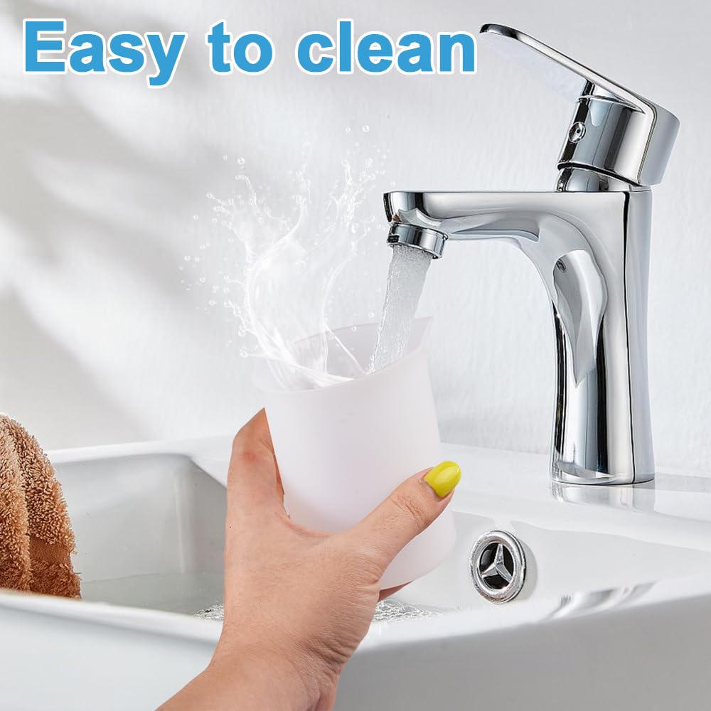 8 sztuk silikonowych kubków z miarką 250 ml/100 ml z żywicy epoksydowej, kubek do mieszania z 2 mieszadłami, do odlewania żywicy epoksydowej, rękodzieła, laboratorium, woskowania, kuchni, 8 sztuk