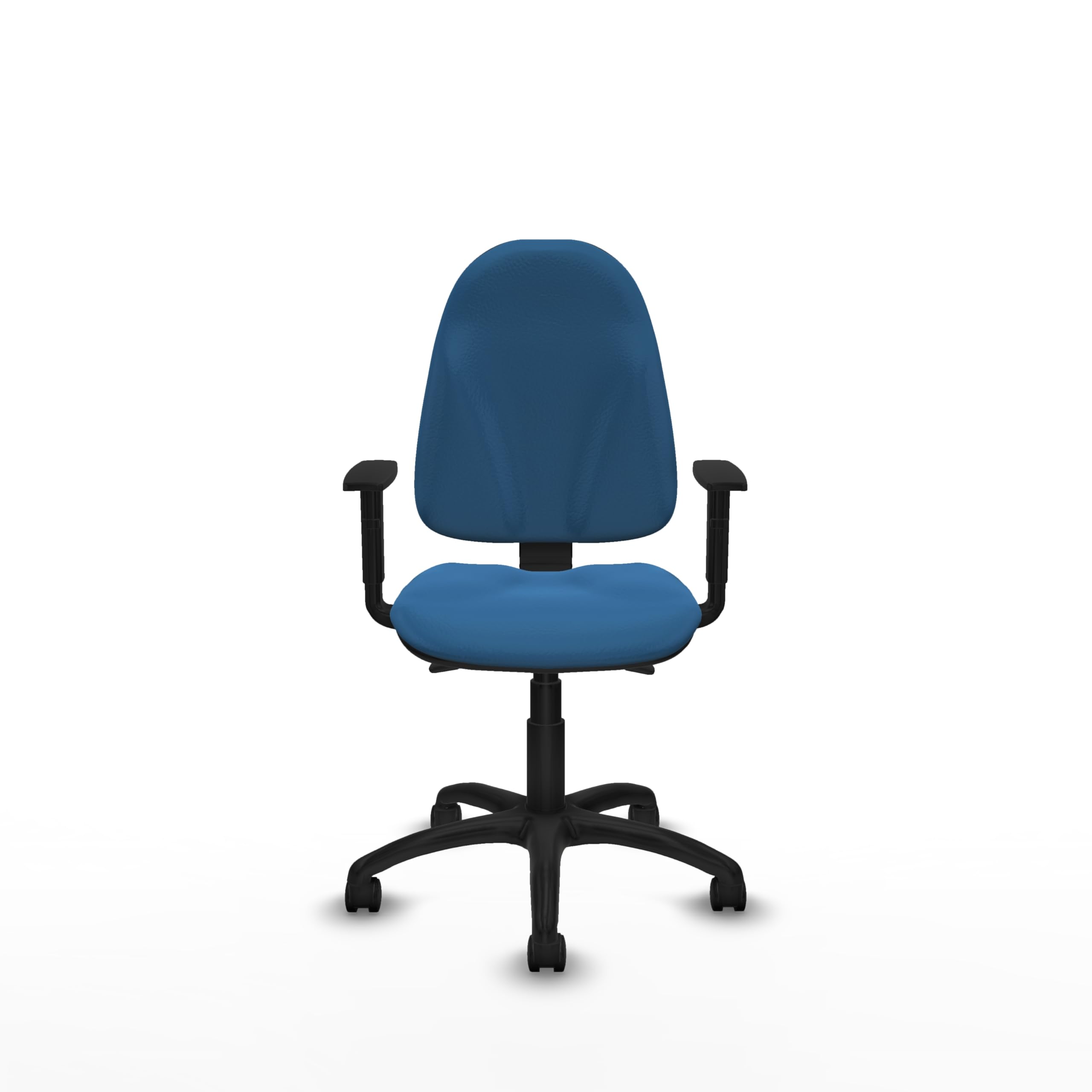 Piqueras y Crespo Silla de Laboratorio ergonómica Algarra con Respaldo Regulable en Altura, Brazos 1D y Mecanismo asincro para 8 Horas de Uso, soporta hasta 100 Kg