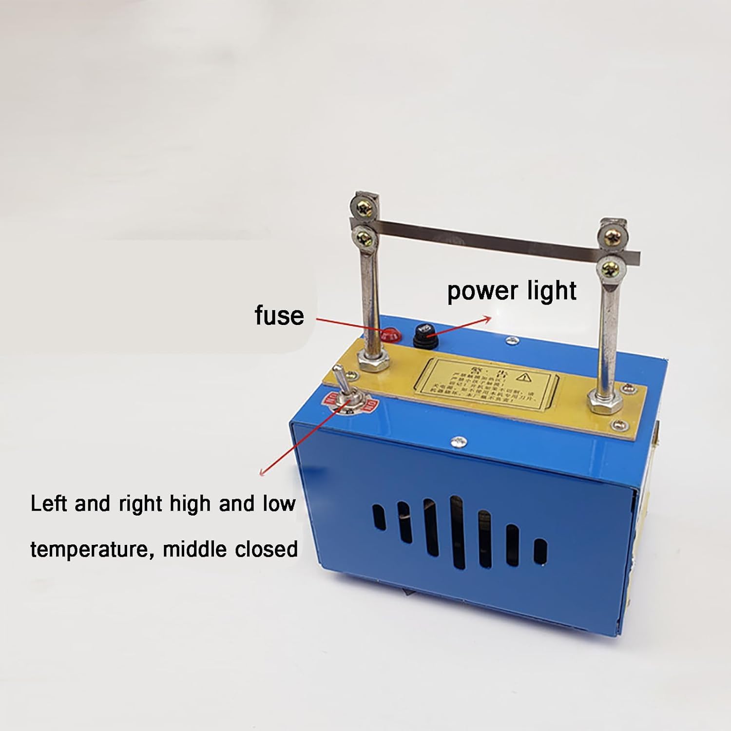 Elektrisches Seilschneider-Set mit Einstellbarer Temperatur, 900 °C maximaler Hitze, 105 mm Klinge, zum Schneiden von Gewebe und Geflechten