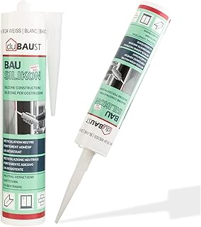 Gesponserte Anzeige – dubaust BAS24 Bausilikon Fenstersilikon Neutralsilikon Innen/Aussenbereich witterungsbeständig hoche...