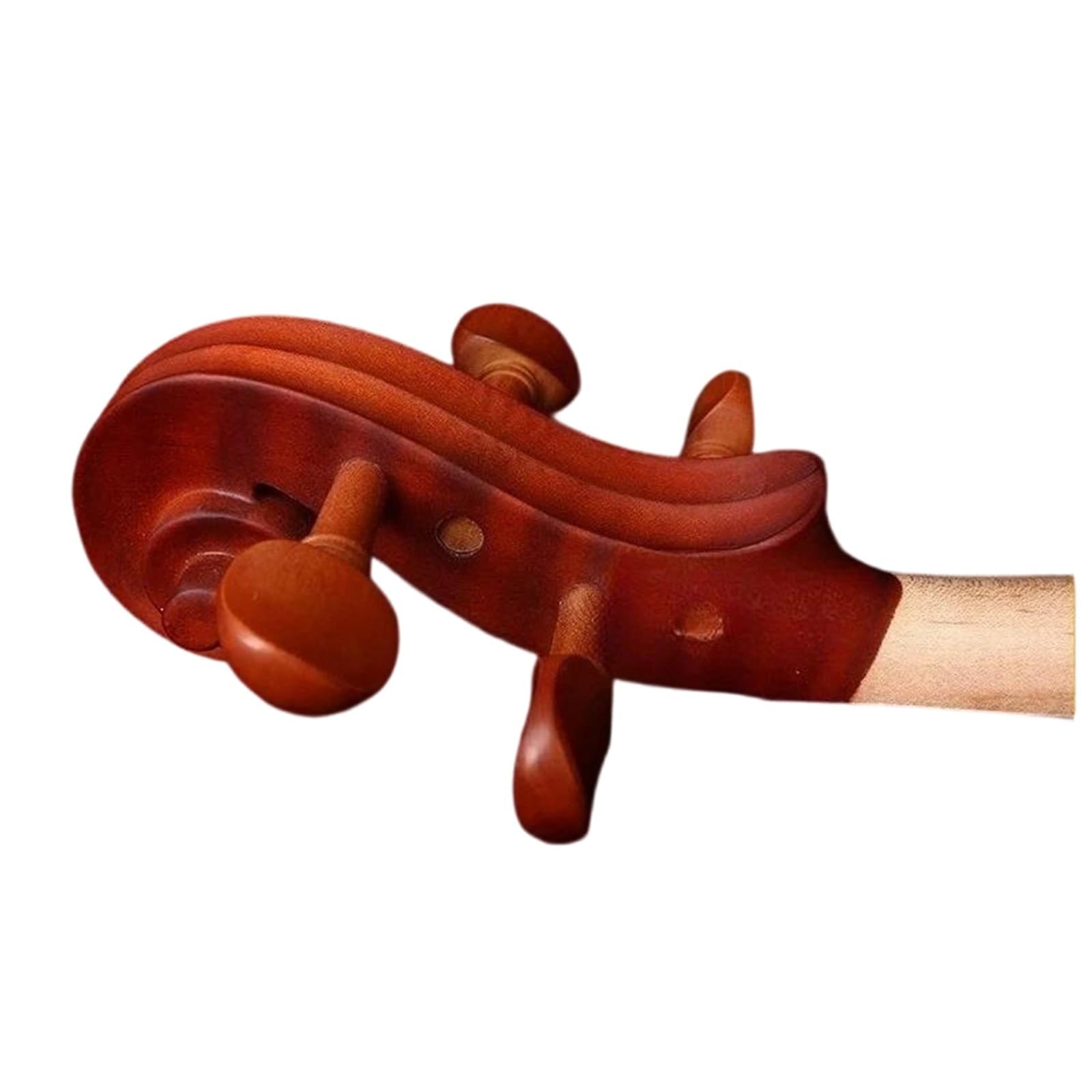 Violinen Für Erwachsene Handgefertigtes Mattes Geigen-Set Aus Massivholz Etui Und Bogen Für Anfänger Inklusive Zubehör Für Streichinstrumente(3-4)