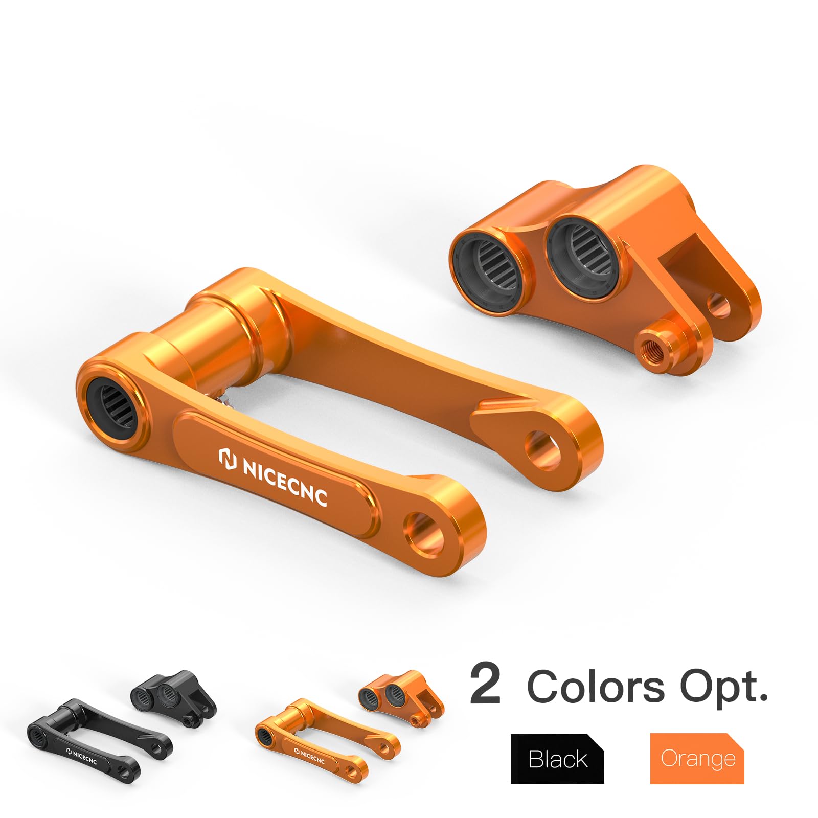 NICECNC Kit de eslabones de Descenso de 2 Pulgadas Compatible con 690 SMC Enduro R, Compatible con Husqvarna 701 Enduro Supermoto, eslabones Inferiores de Motocicleta, eslabones de suspensión