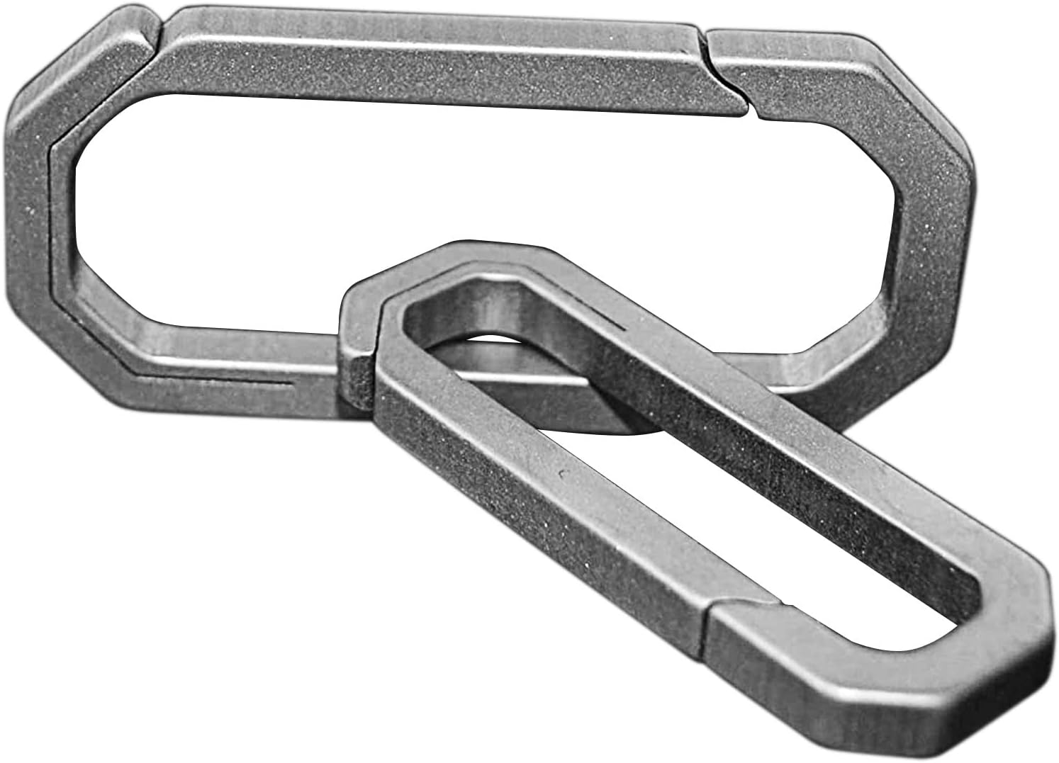 EDC Titanium Carabiner Clip Multifunctional Keychain Quick Release Key Holder Outdoor Tools