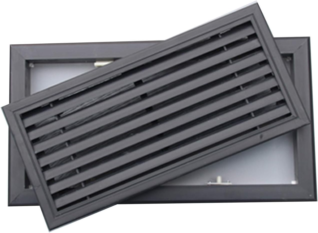 Amazon.co.jp ABS プラスチック鋼ドア ヒンジ シャッター グリル、セントラル空調エア フィルター排気リターン スタイル