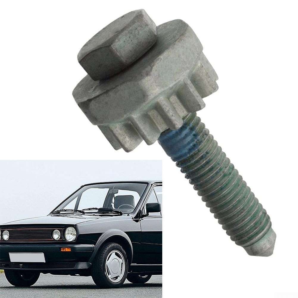Lichtmaschinen-Einstellschraube 034903555B Stahllegierung Keilriemenspanner für Jetta MK1 MK2 MK3 für Vento für Caddy für Polo T4 Direct Fit OE Ersatzteil