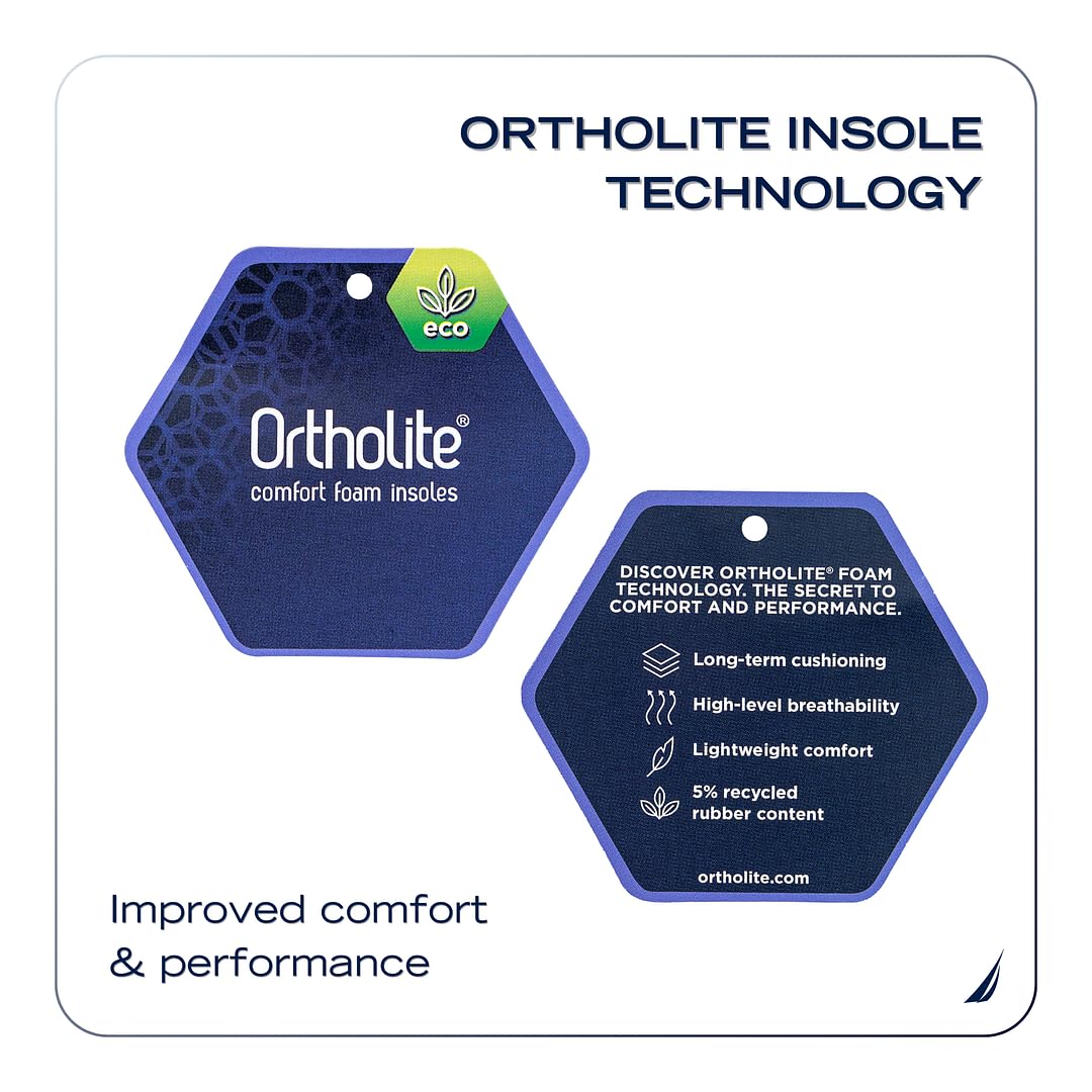 Nautica Mens Running Sneakers Sport Fashion Lace-Up Athletic Soft Shoes for Gym Tennis Men – Cushioned, Breathable, Lightweight & Comfortable