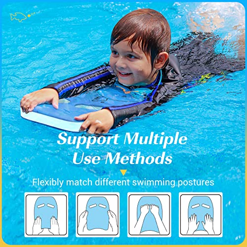 Heysplash Swim Kickboard For Kids, Swimming Kickboard Cute Pattern Swim Training Aid For Children, Pool Exercise Equipments For Beginning Swimmers Safety Swim Board Auxiliary - Dolphin Blue #TOP3