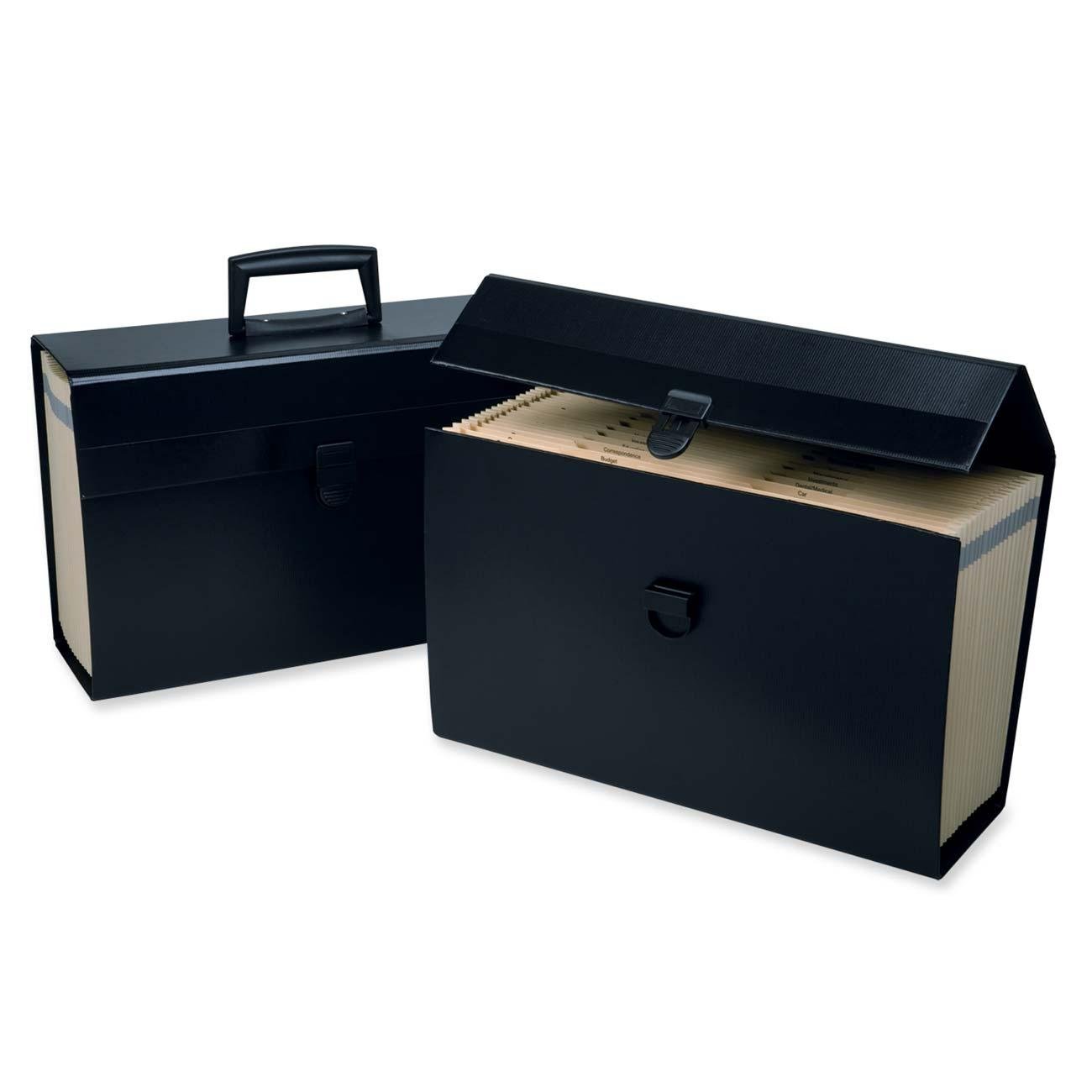PendaflexPortafile Expanding Organizer with 19 Pockets, Letter, Black -:- Sold as 2 Packs of - 1 - / - Total of 2 Each