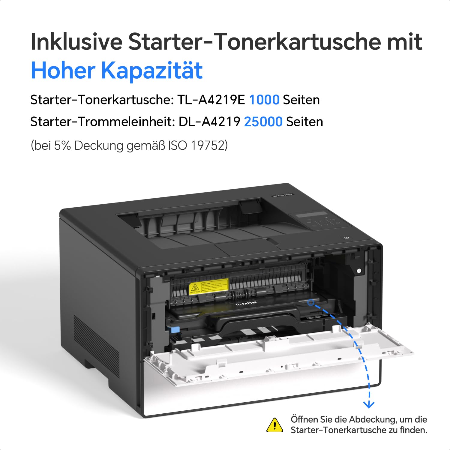 PANTUM BP4209DW Laserdrucker Schwarz Weiss mit Automatischer Duplexdruck, Drucker WLAN/USB/Ethernet, A4, 30 ppm, Inklusive 1000-Seiten-Starter-Tonerkassette