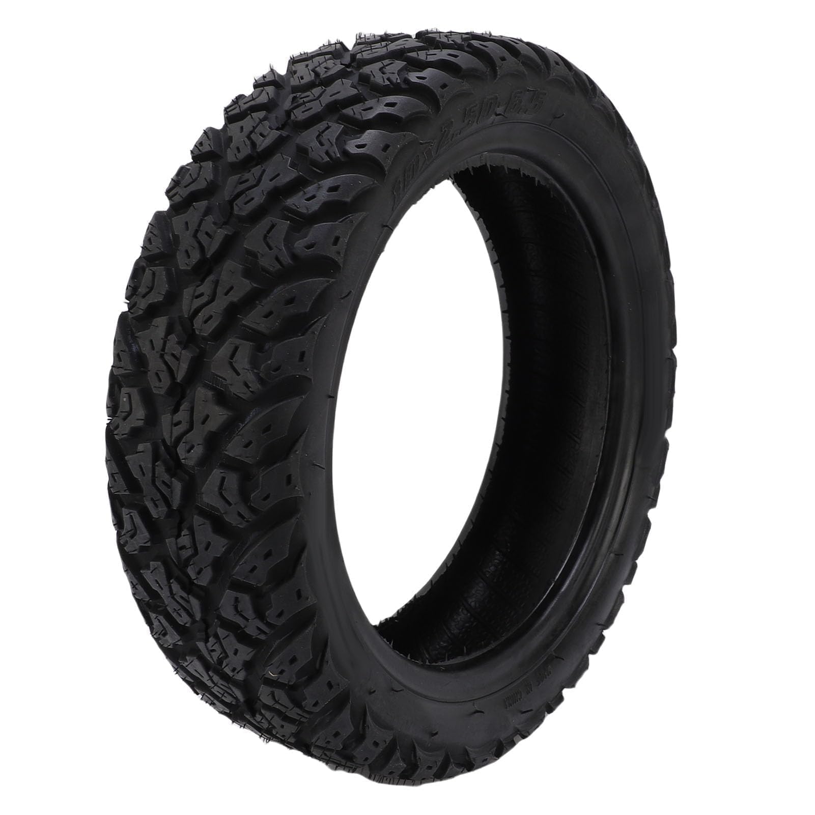 SUNGOOYUE Pneumatico Tubeless per Scooter 10x2.50-6.5 Pneumatico per Vuoto per Scooter Elettrico da 10 Pollici Pneumatico Tubeless Fuoristrada di Ricambio con Gomma Resiliente