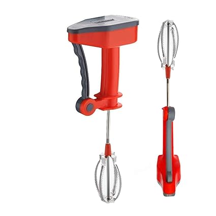 Goswami Power Free Manual Hand Blender & Beater with High Speed Operation for Kitchen (2 PCS)