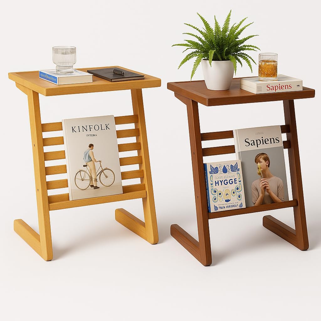 Bme Bundle of + 2 Neil Nightstand (Teak Brown & Milk Chocolate)