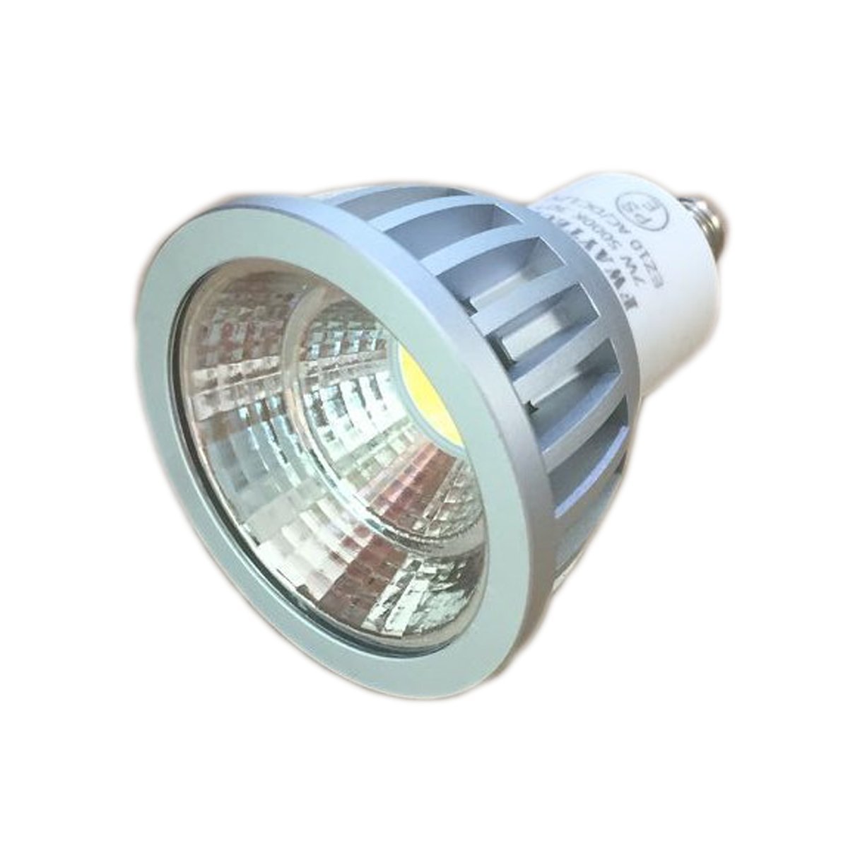 FWAYTECH LED電球 ez10口金 12V 昼白色5000K COB7W JR50ダイクロ型 ハロゲン電球50W～75W相当 スポットライトLED 密閉器具対応 (昼白色相当(5000K), 7W EZ10口金 30度(6個))