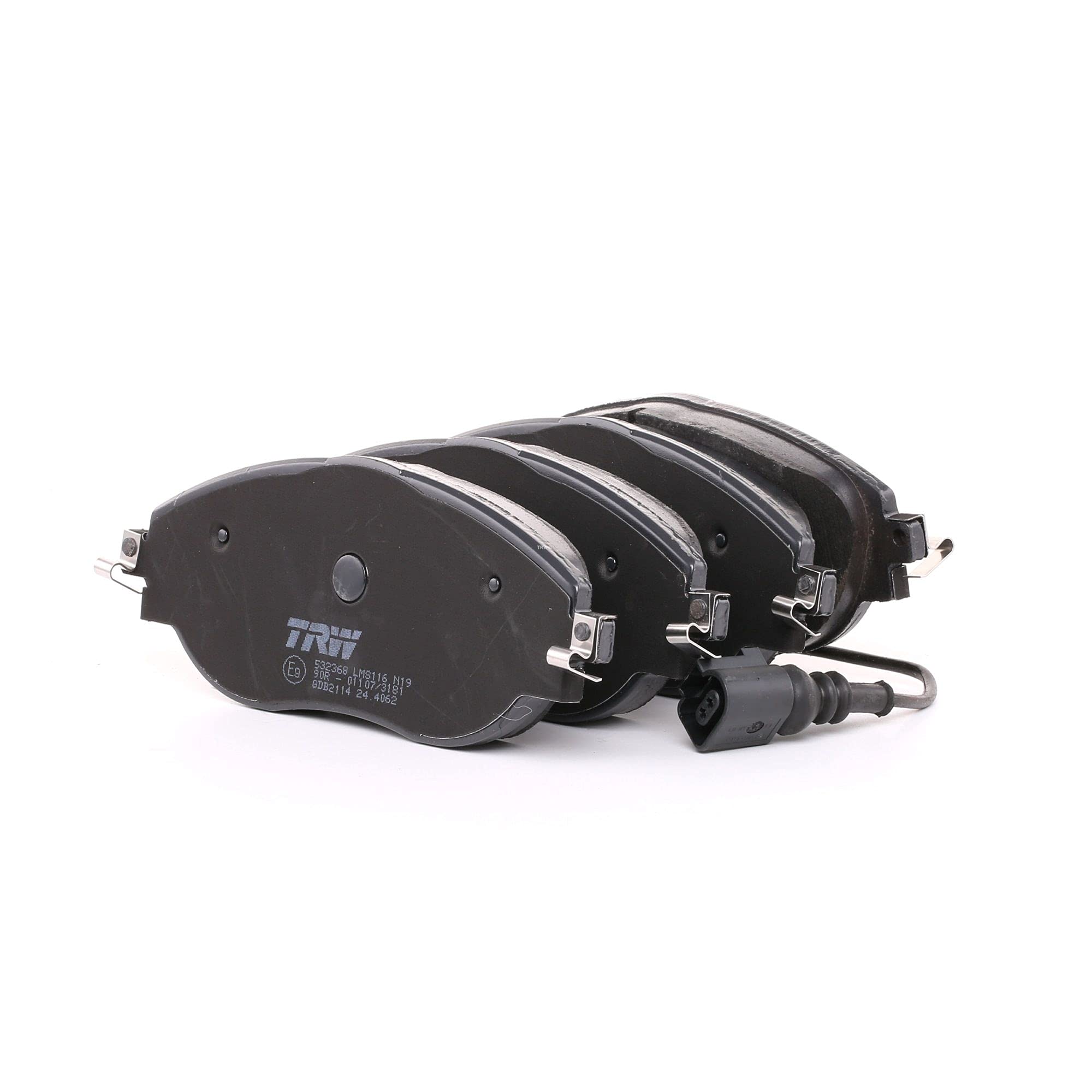 TRW GDB2114 Kit De Plaquettes De Frein Frein à Disque pour Volkswagen Golf VII (5G1, BQ1, BE1, BE2, BC2) 2012 - Essieu Avant et