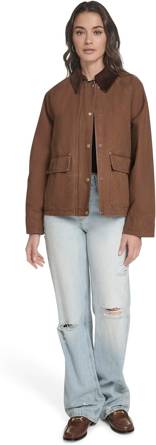 Levi's womens Short Cotton Barn Jacket - Image 2