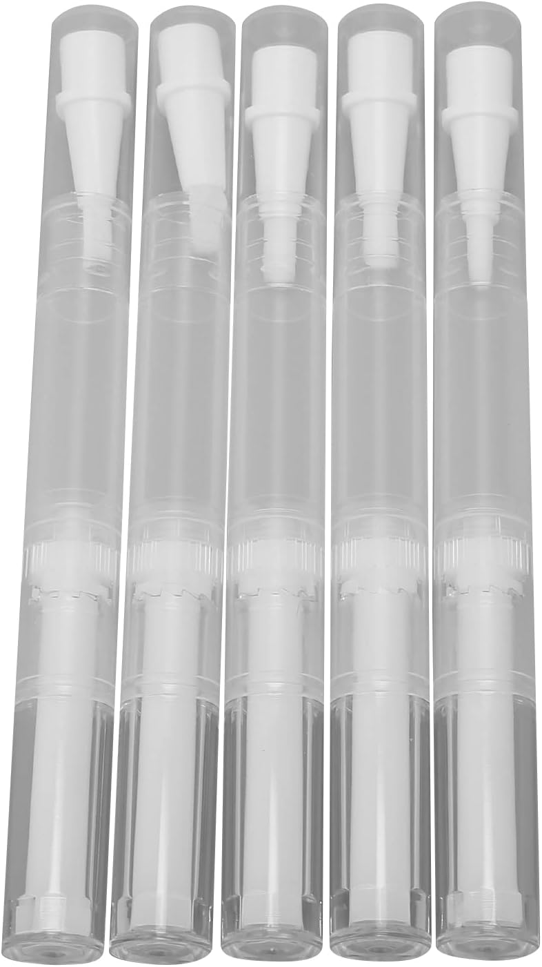 4.5 Ml Empty Nail Oil Brush, Transparent Fillable Nail Oil Treatment Oil Pens, Cosmetic Manicure Tools