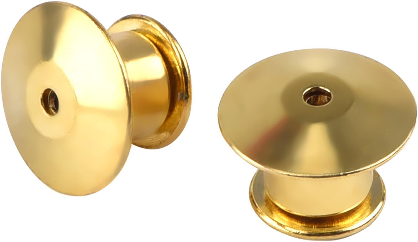 eBoot 30 Pieces Golden Locking Pin Keepers Backs, No Tool Required