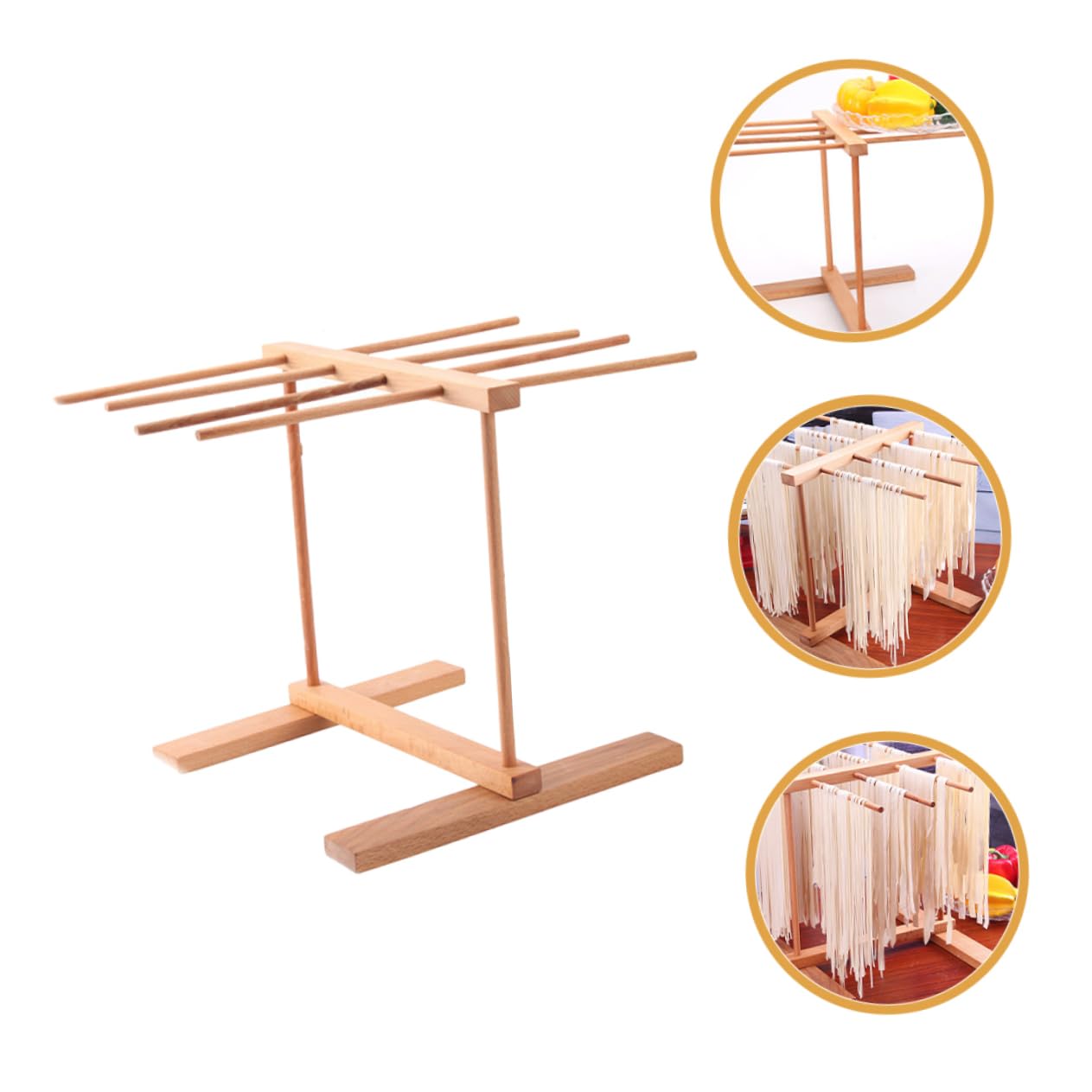Essiccatoio per Pasta in Legno Arancia, Asciuga Pasta