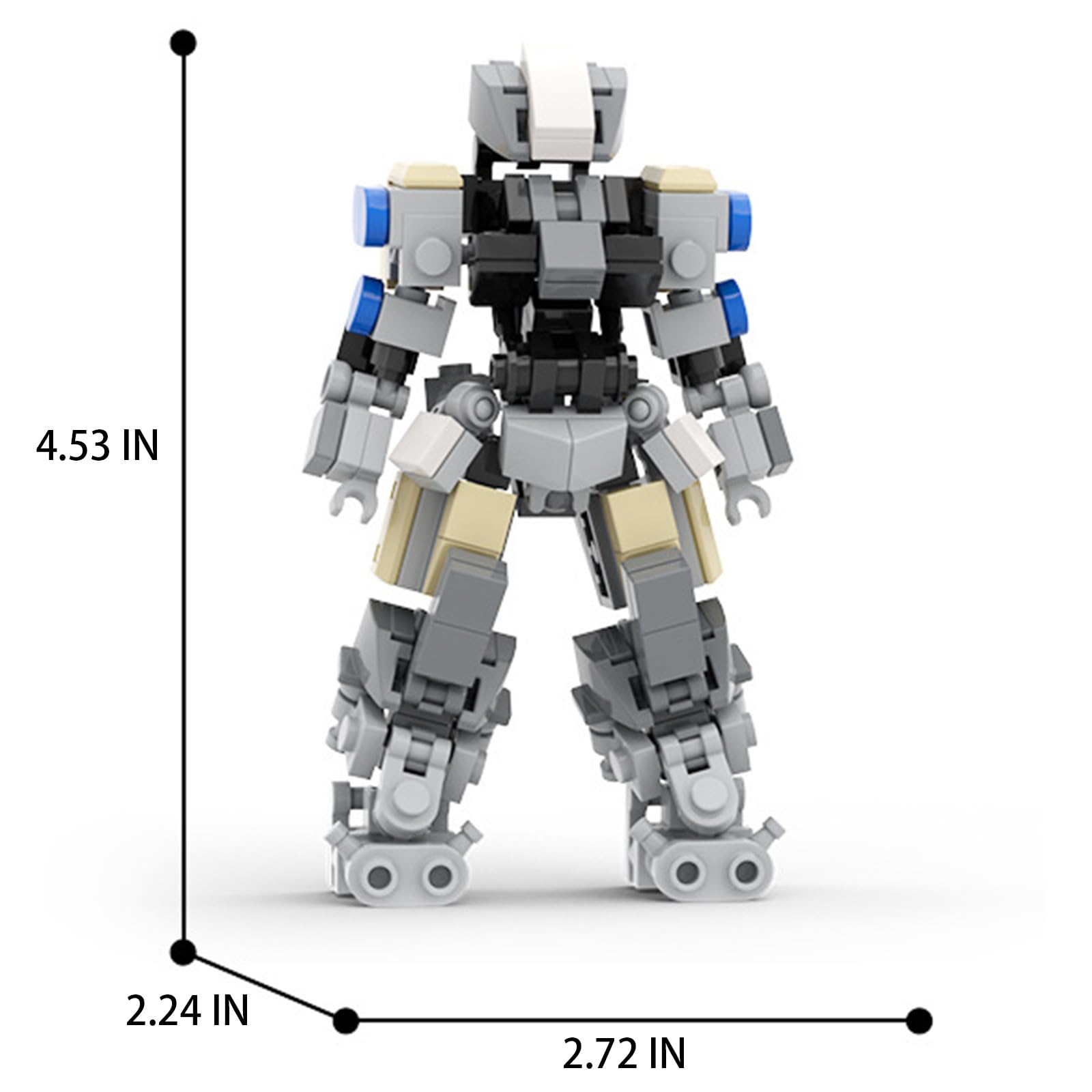 Building Block Set DAHONPA Red Mech Transforming Building Blocks Set ...