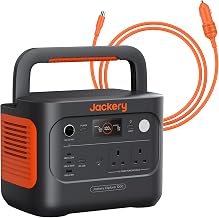 Jackery 1000v2, 1500W Portable Power Station with DC8020 Car Charger Cable | 1070Wh LiFePO4 Battery Power Pack, Dual 100W USB-C, 1-Hour Fast Charge, App Control for Camping, RV Trips & Off-Grid Living
