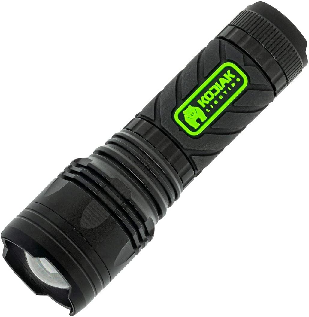 AUCLAYTEC Mini Rechargeable Tactical Flashlight - 500 Lumens, 6 Modes, IP63 Waterproof, With Lamp Shade