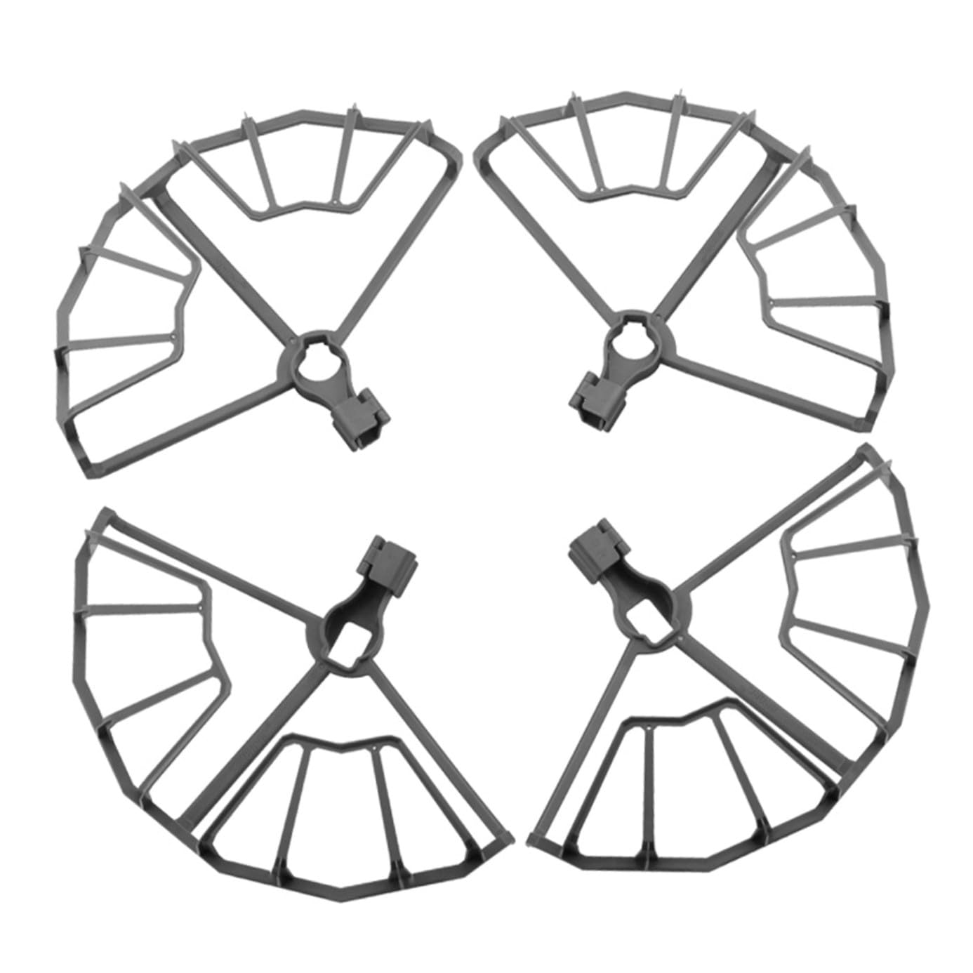 4 Piezas Protector de Hélices para Drones Zoom de Anillos de Protección Ligera para Evitar Daños Caídas Instalación Rápida y Accesorios de Drones