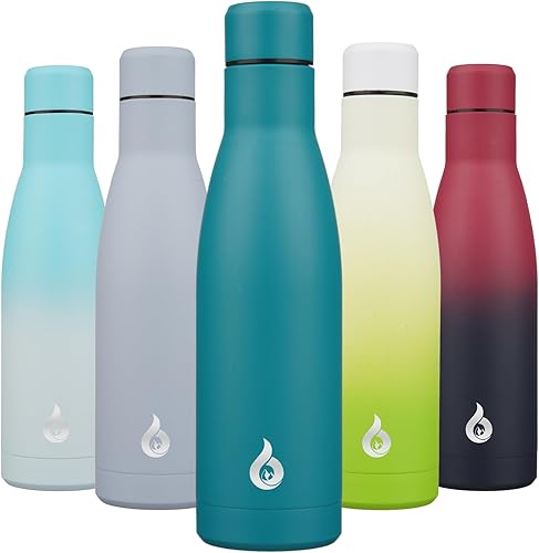 Miniatura 106 de BJPKPK Botella de agua aislada de 12 onzas pequeñas de acero inoxidable, reutilizable, de metal, térmica, mantiene el frío y el calor, color morado