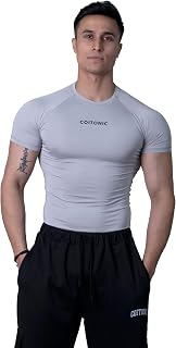COITONIC Men Compression Half Sleeves Round Neck T-Shirt for Gym and Sports Wear Price In India