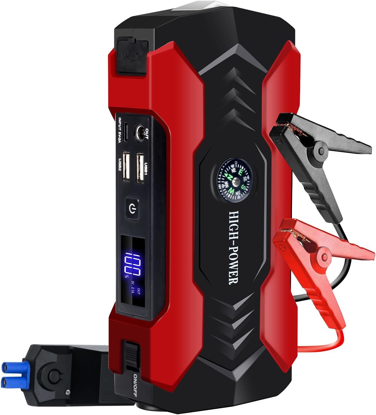 Car Jump Starter, 3000A Peak Car Battery Charger, 12V Jump Box Jumper