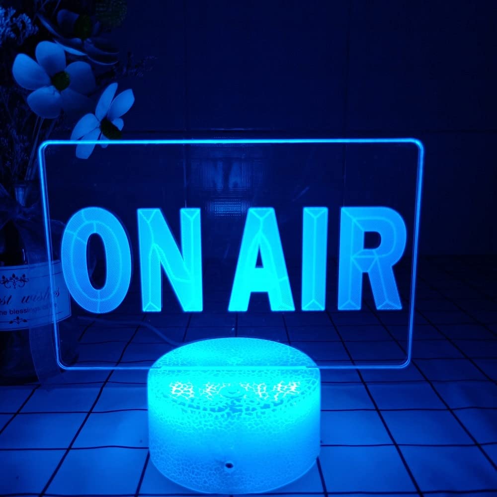 Gaming Room 3D Night Lamp On Air Console Icon Logo Desk Setup Lighting Decor on The Table Light for 