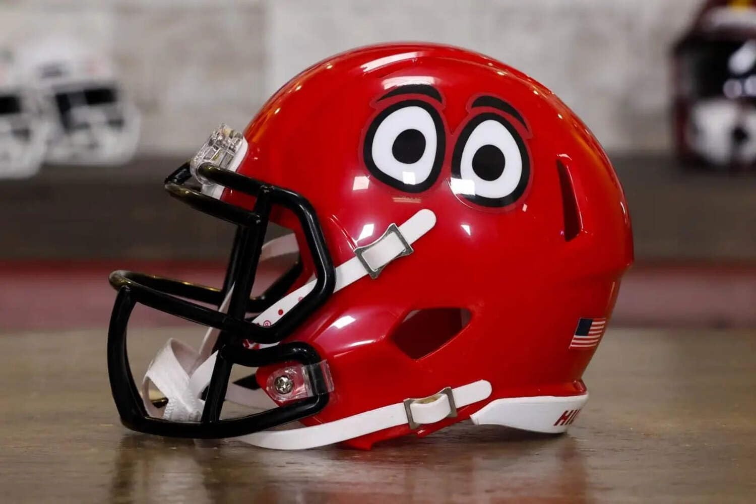 Big Red Eyes - Western Kentucky Hilltoppers Speed Mini Helmet - Green Gridiron