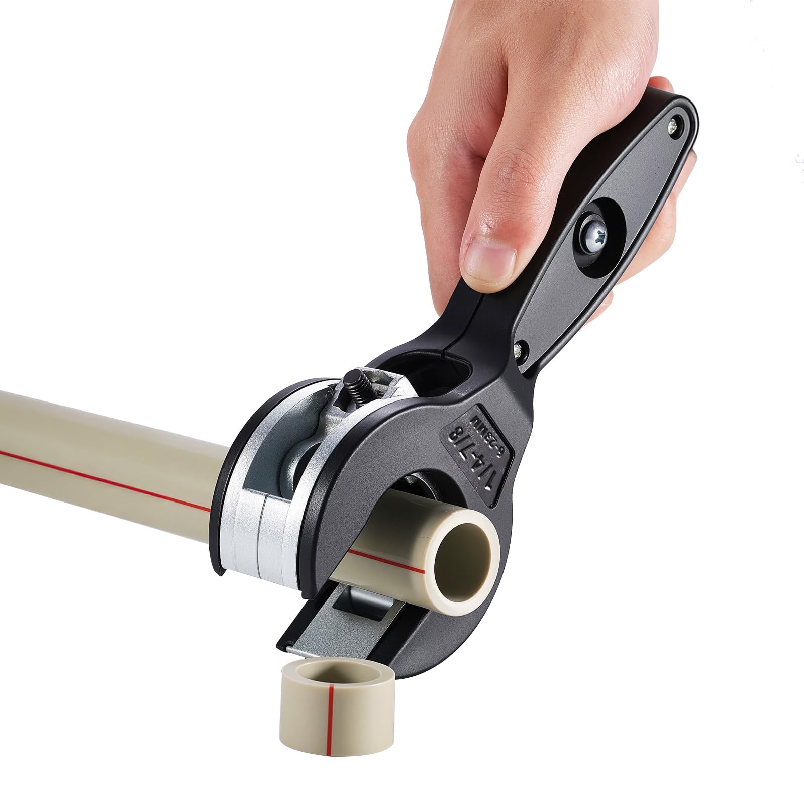 Coupe Tube Cuivre a Cliquet 6-23 mm, Coupe-Tuyaux Manuels | pour Acier Inoxydable, Cuivre, PVC, Aluminium, Plastique