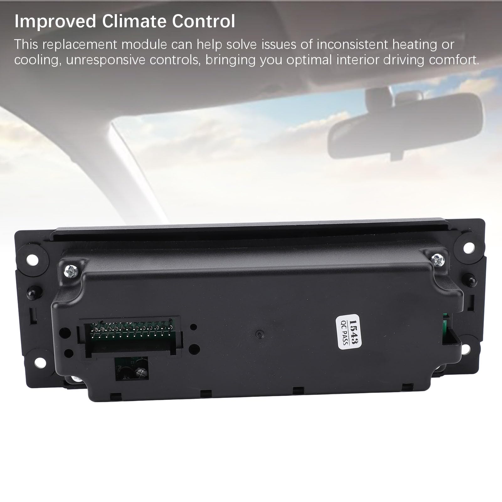 Zerodis Módulo de Control de Climatización del Calentador de CA ABS Panel de Control HVAC OE 3545543C4 Reemplazo para International Truck 4200 4300 4400 7400 2002 a 2012