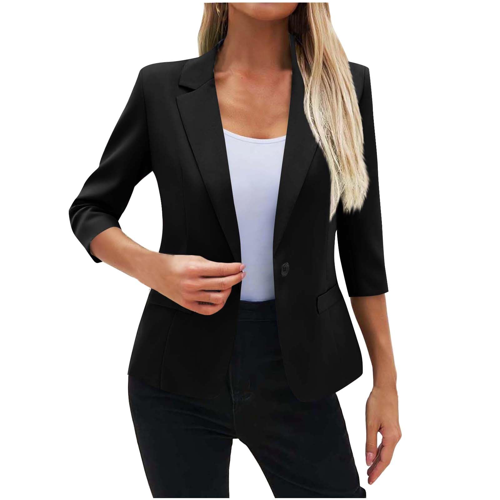Blazer for Women Summer Casual Suit Womens Blazers Oversized Dressy Clothes Woman Light Cotton Business Suit Jacket