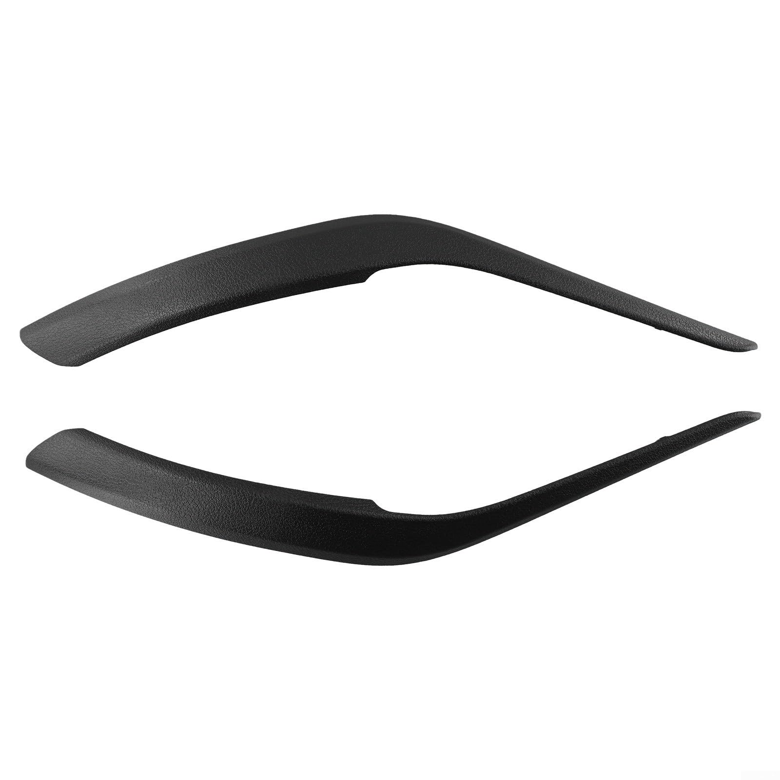 Juego de molduras para manija de puerta interior compatible con BMW X1 E84 2009-2016, cubierta de manija de puerta delantera trasera, izquierda y derecha, color negro, pieza de repuesto 51412991775