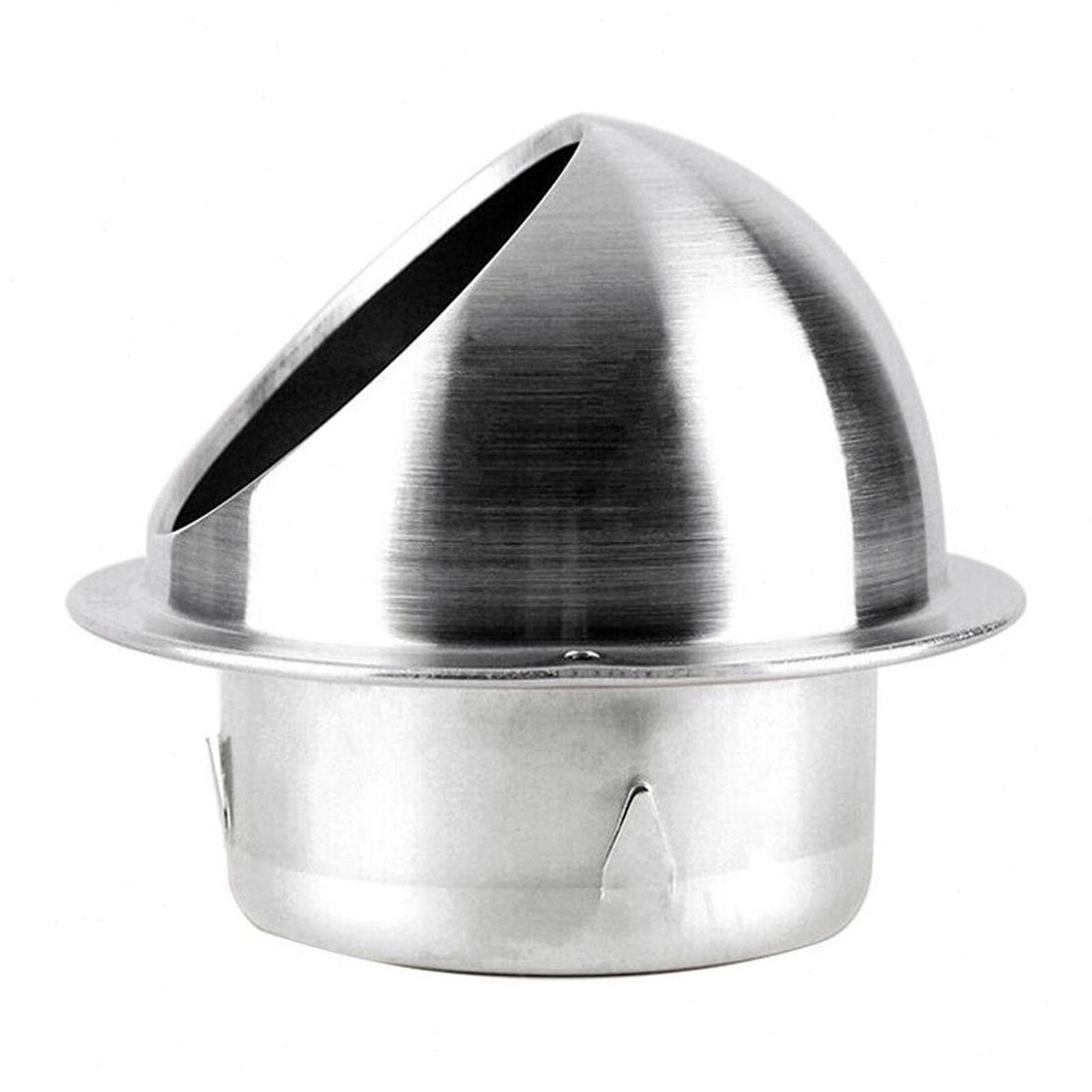 304 - Tapa de acero inoxidable para extractor de baño, tapa de ventilación de techo gruesa para protección contra la lluvia y la nieve, resistente a la corrosión, solución de ventilación de 300 mm