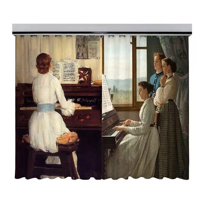 Petit rideaux occultants pour chambre enfant et salon au calme