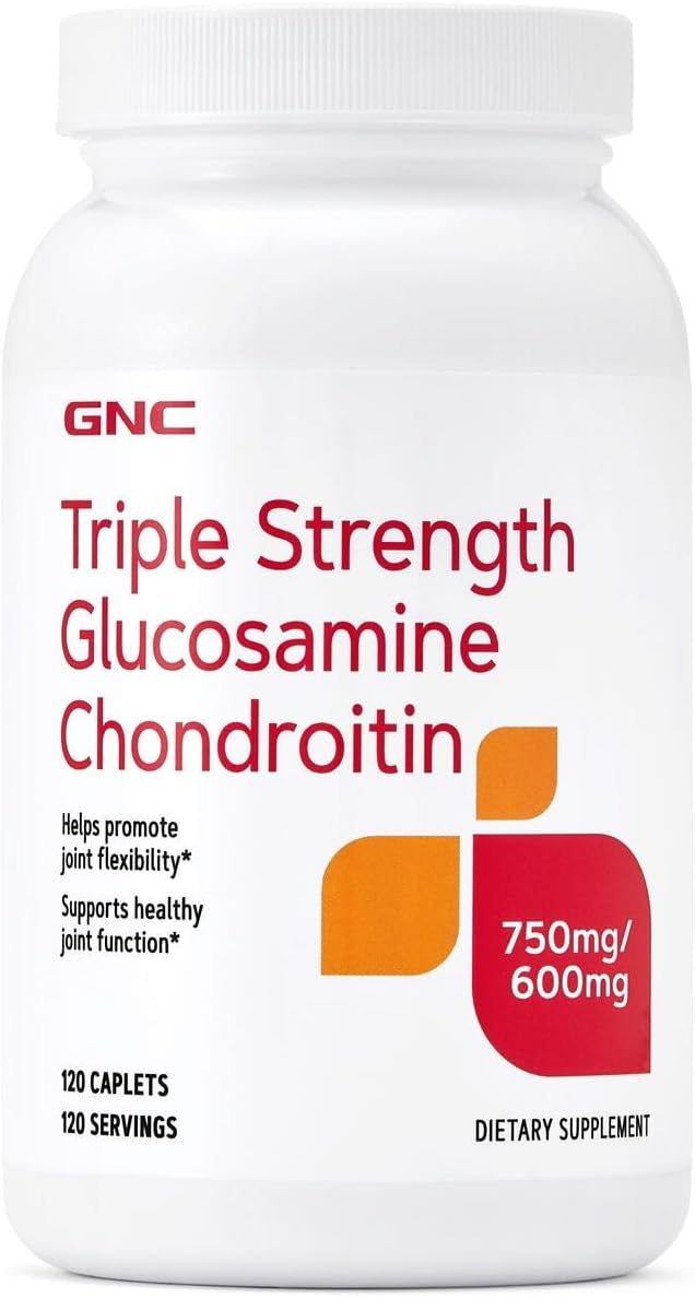 GNC Triple Strength Glucosamine Chondroitin - 120 Caplets