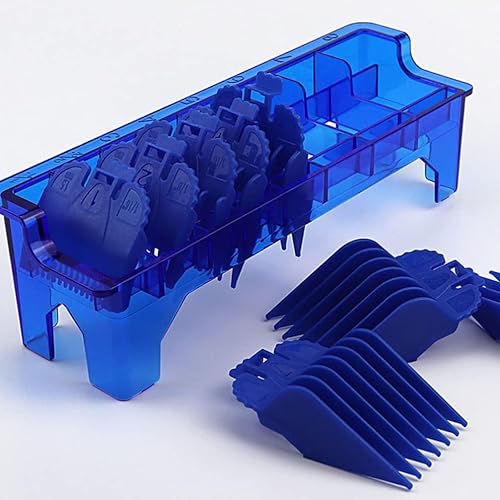 Miniatura 9 de Beaupretty Caja de almacenamiento de peine guía para cortapelos con límite de peine (8 piezas de peine de límite)