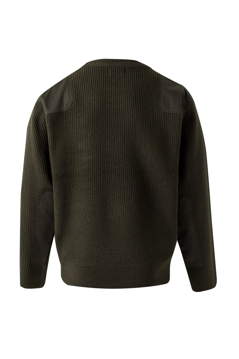 VELILLA 100; Jersey Punto Grueso con Cuello Redondo; Color Verde Caza; Talla L
