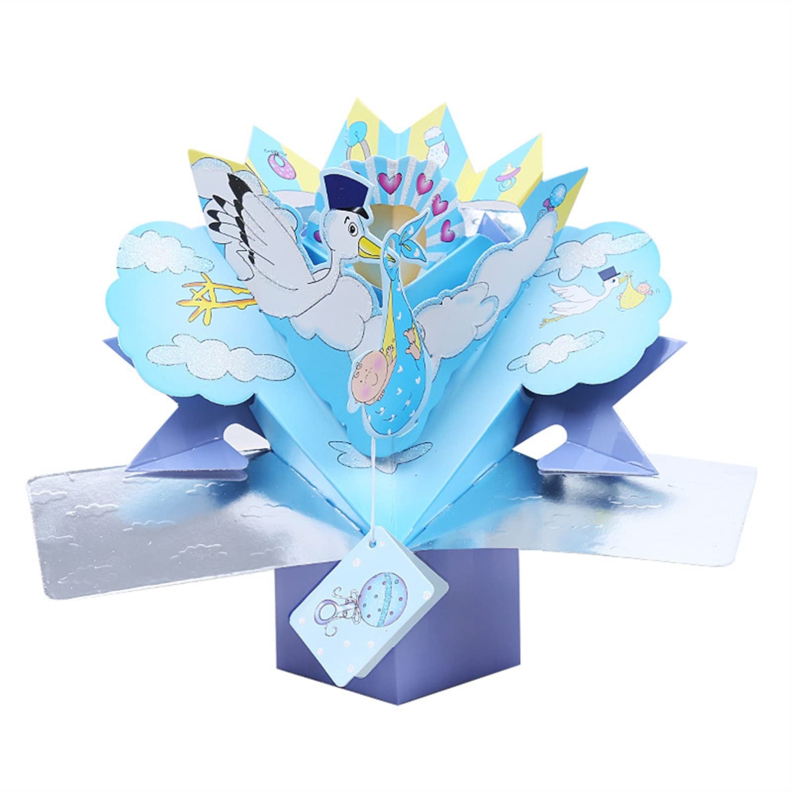 Kartki okolicznościowe festiwal błogosławieństwo 3D ręcznie wykonane zaproszenie kartki okolicznościowe baby shower w pełni księżyc urodziny przyjęcie prezent powrót 10 szt. kart podarunkowych