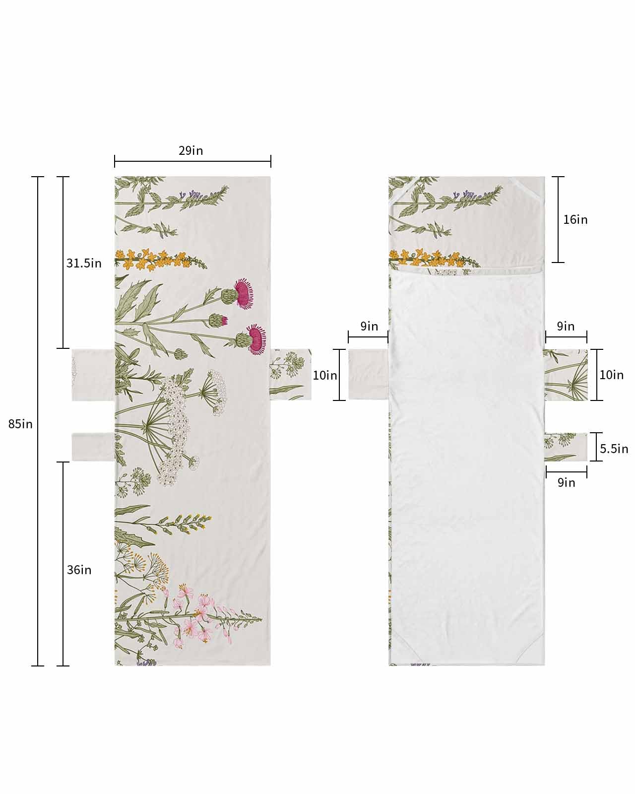 Farmhouse Floral Beach Pool Patio Lounge Chaise Chair Cover Towel with Pockets,Absorbent & Quick Dry Microfiber Towel Cover Bag Summer Travel Accessories for Sunbathing Rural Daisy Flowers Herb Plant